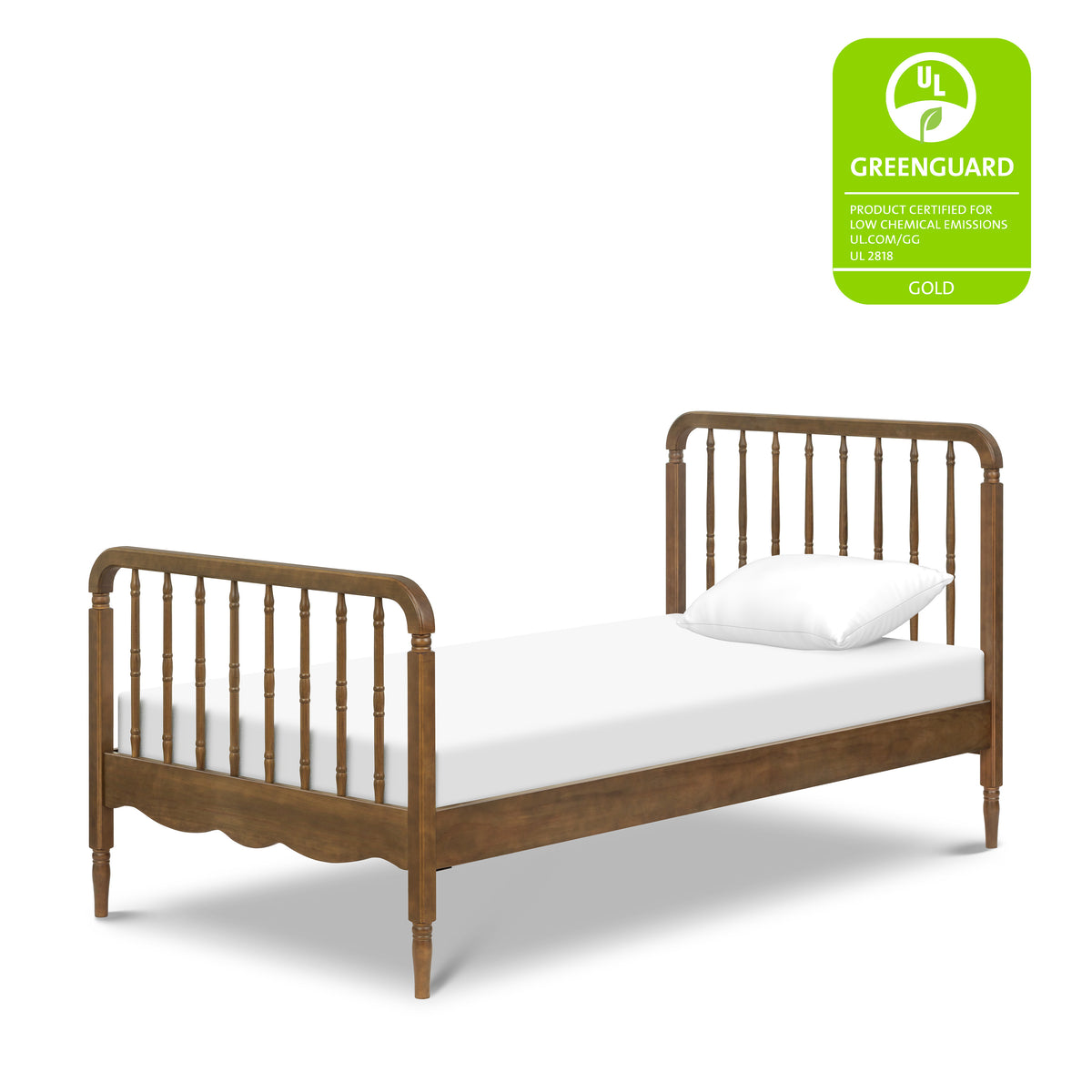 M7169NL,Namesake Kids,Liberty Spindle Twin Bed in Natural Walnut