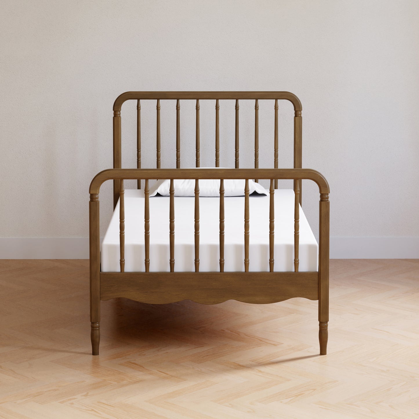 M7169NL,Namesake Kids,Liberty Spindle Twin Bed in Natural Walnut