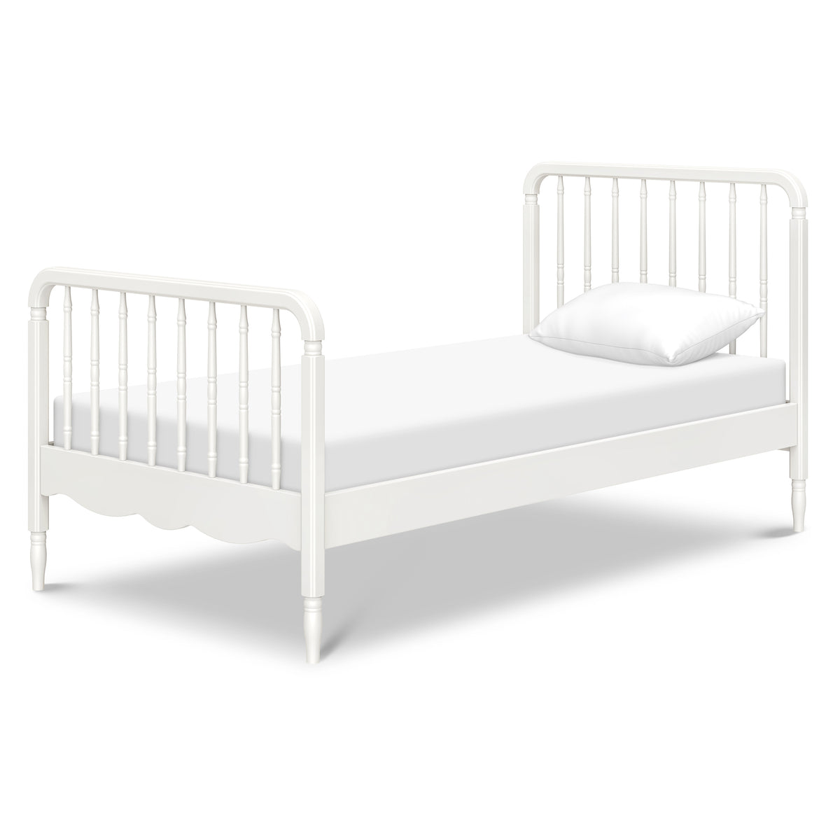 M7169RW,Namesake Kids,Liberty Spindle Twin Bed in Warm White