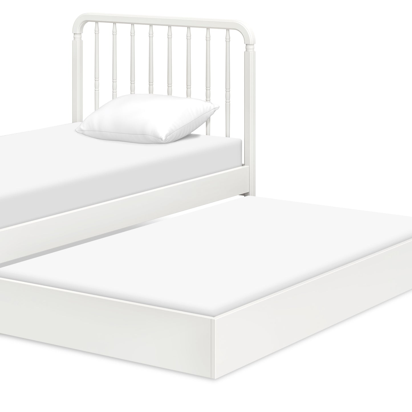 M7169RW,Namesake Kids,Liberty Spindle Twin Bed in Warm White