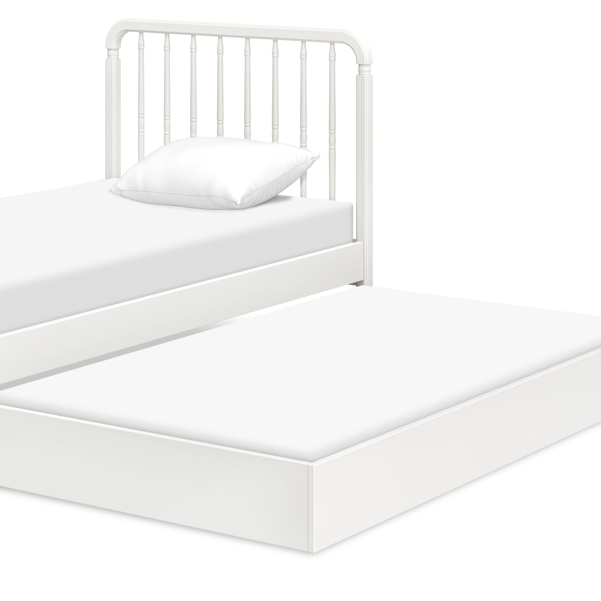 M7169RW,Namesake Kids,Liberty Spindle Twin Bed in Warm White