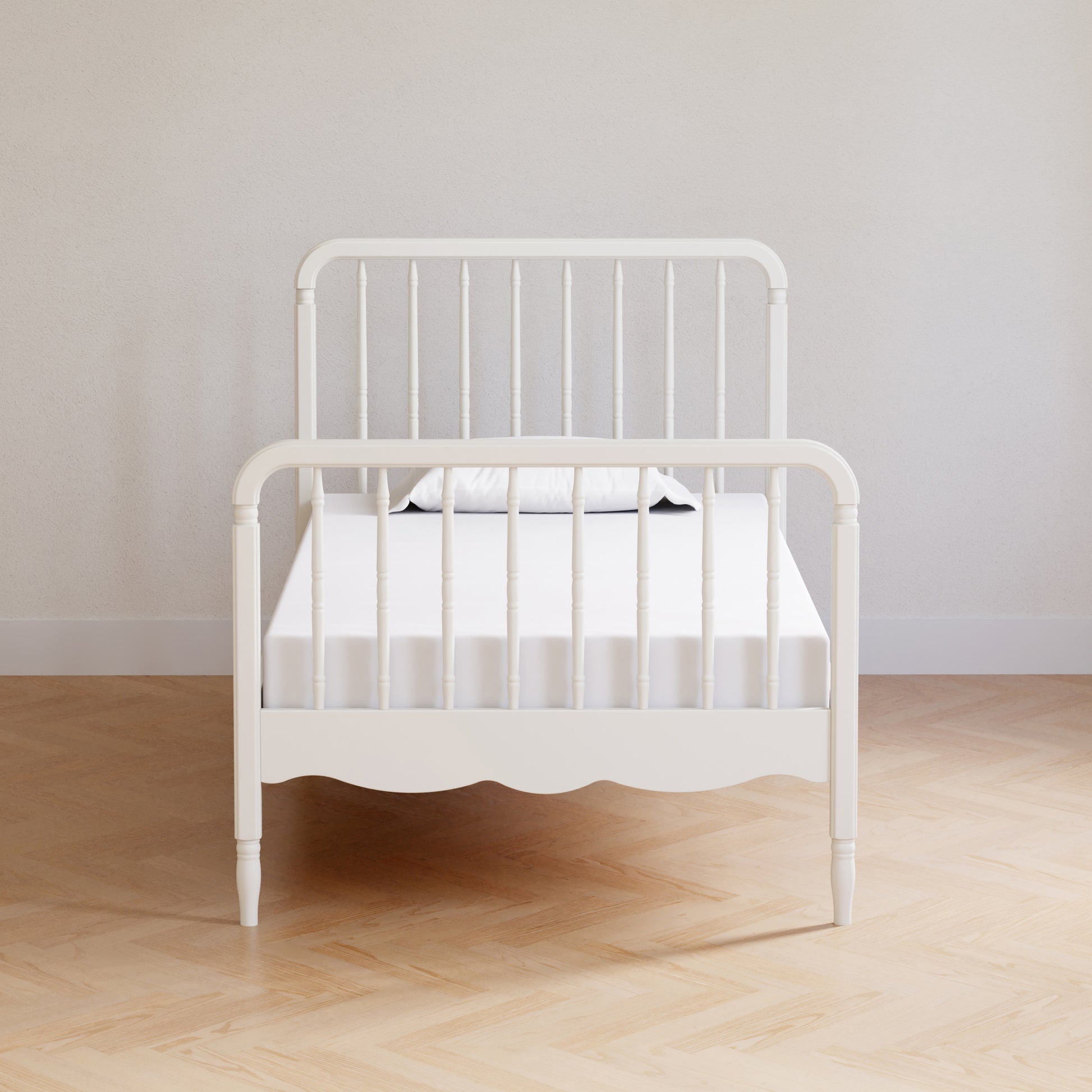 M7169RW,Namesake Kids,Liberty Spindle Twin Bed in Warm White