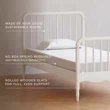 M7169RW,Namesake Kids,Liberty Spindle Twin Bed in Warm White
