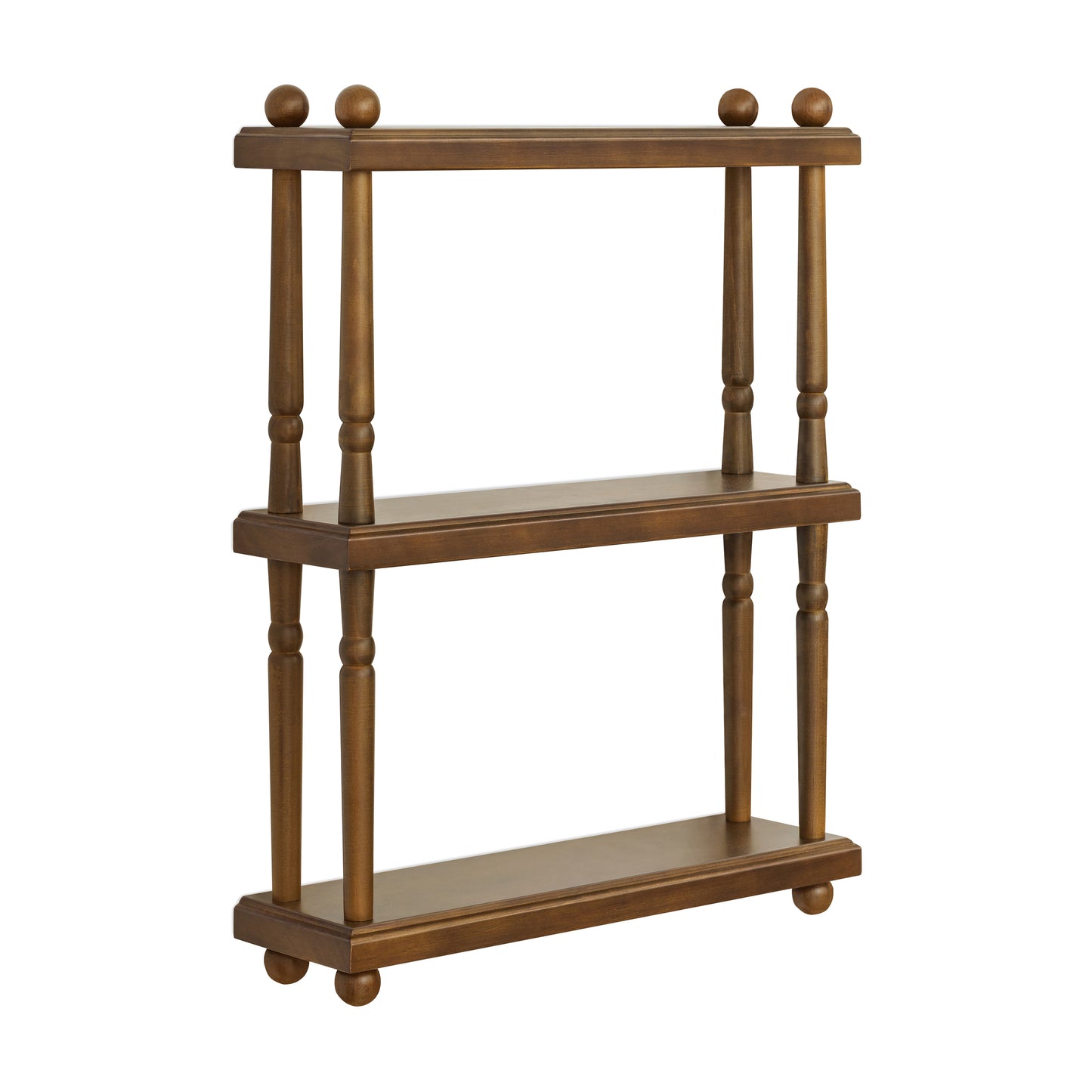 M7174NL,Namesake Kids,Liberty Tiered Wall Shelf in Natural Walnut