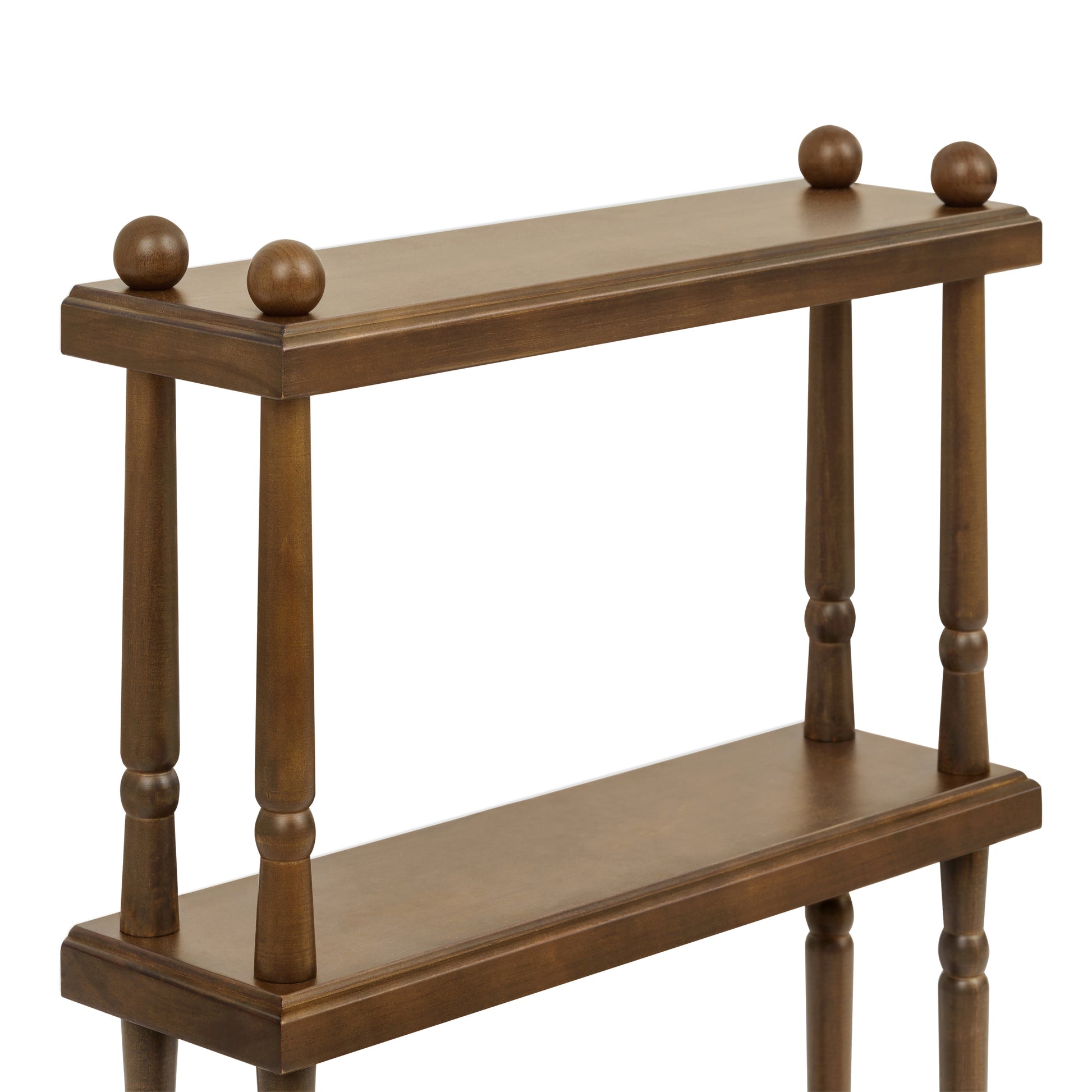 M7174NL,Namesake Kids,Liberty Tiered Wall Shelf in Natural Walnut