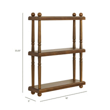 M7174NL,Namesake Kids,Liberty Tiered Wall Shelf in Natural Walnut