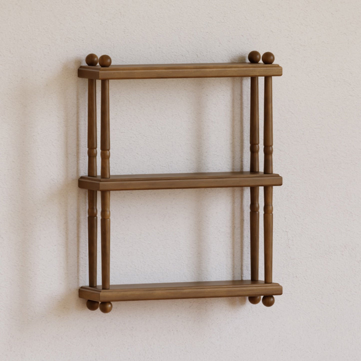 M7174NL,Namesake Kids,Liberty Tiered Wall Shelf in Natural Walnut