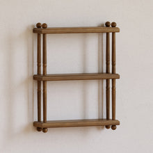 M7174NL,Namesake Kids,Liberty Tiered Wall Shelf in Natural Walnut