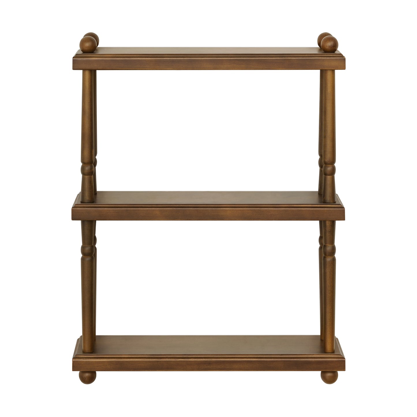 M7174NL,Namesake Kids,Liberty Tiered Wall Shelf in Natural Walnut