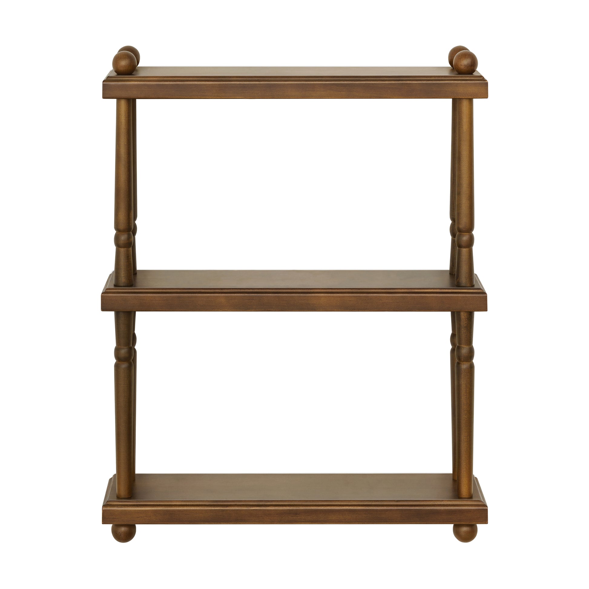 M7174NL,Namesake Kids,Liberty Tiered Wall Shelf in Natural Walnut