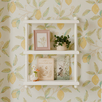 M7174RW,Namesake Kids,Liberty Tiered Wall Shelf in Warm White