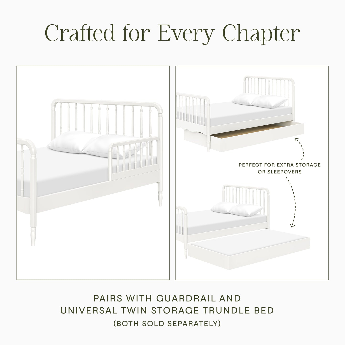 M7196RW,Namesake Kids,Liberty Spindle Full Bed in Warm White