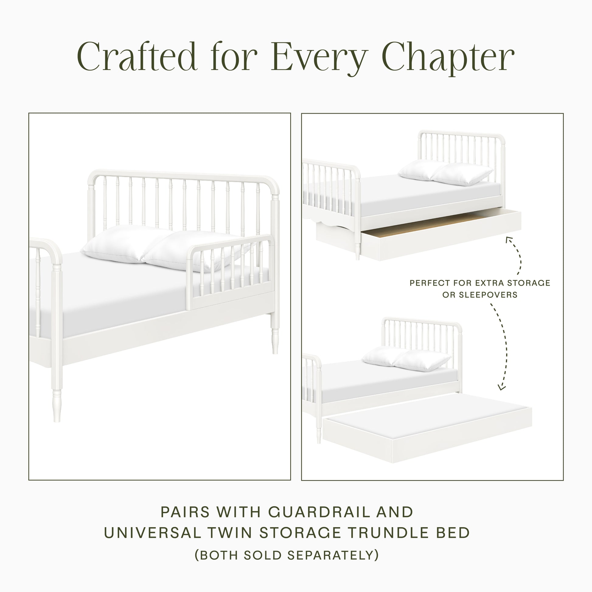 M7196RW,Namesake Kids,Liberty Spindle Full Bed in Warm White