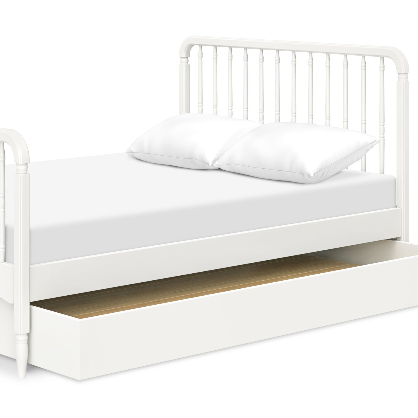 M7196RW,Namesake Kids,Liberty Spindle Full Bed in Warm White