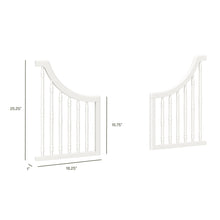 M7199RW,Namesake,Toddler Bed Conversion Kit in Warm White