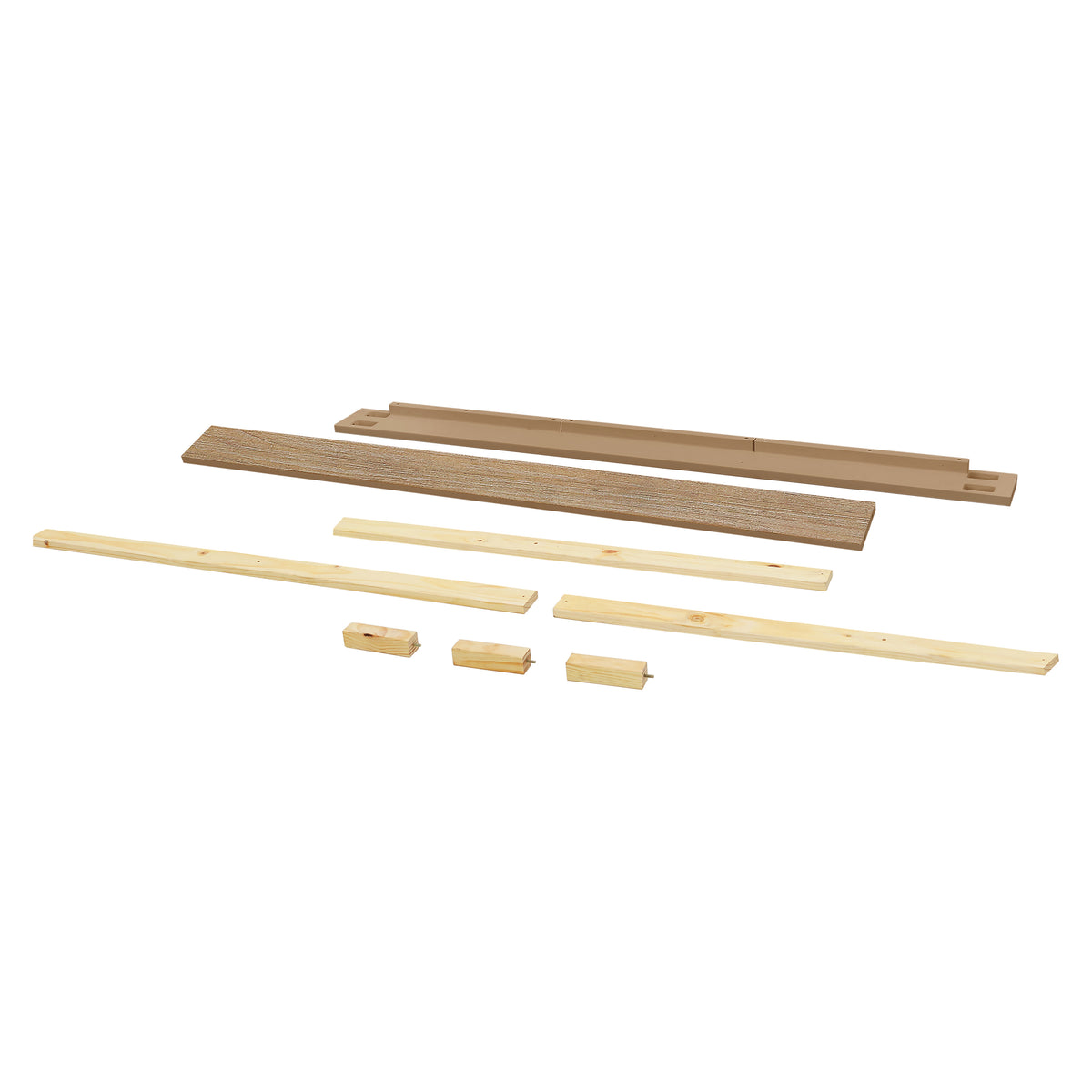 M7689DF,The MDB Family,Full Size Bed Conversion Kit in Driftwood