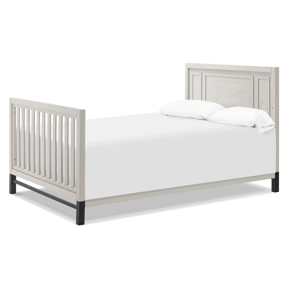 M7689WDF,The MDB Family,Full Size Bed Conversion Kit in White Driftwood