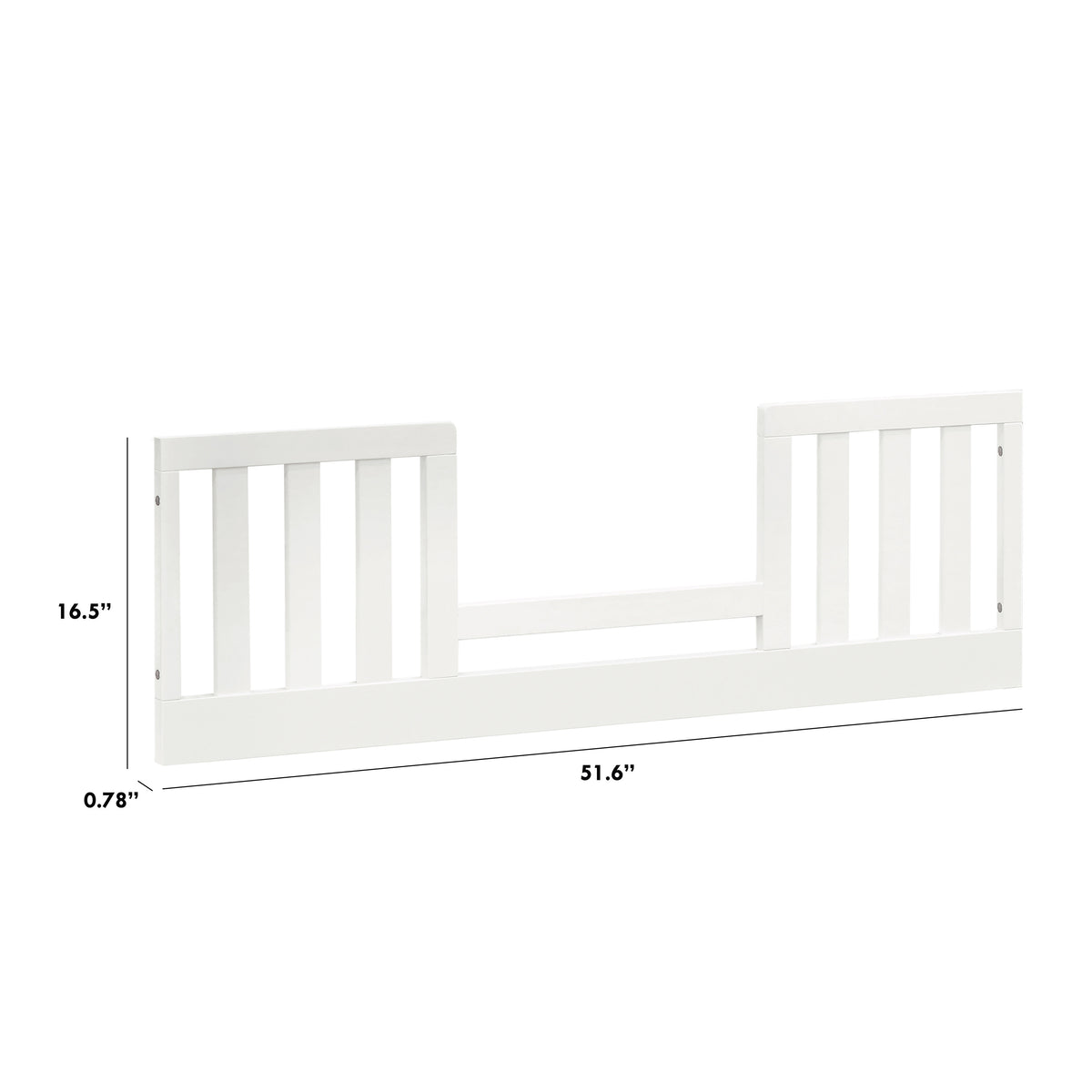 M9299RW,The MDB Family,Toddler Bed Conversion Kit In Warm White