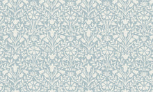 MDBFABRIC182,Namesake,Namesake - Bellflowers in Powdered Blue (BPB) SWATCH