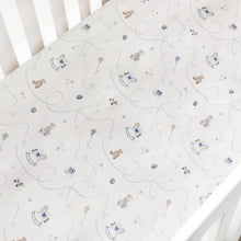 Gooslings Little Toy Chest Crib Sheet - Ivory