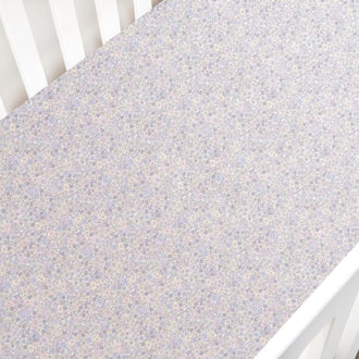 Gooslings Enchanted Wildflowers Crib Sheet - Ivory