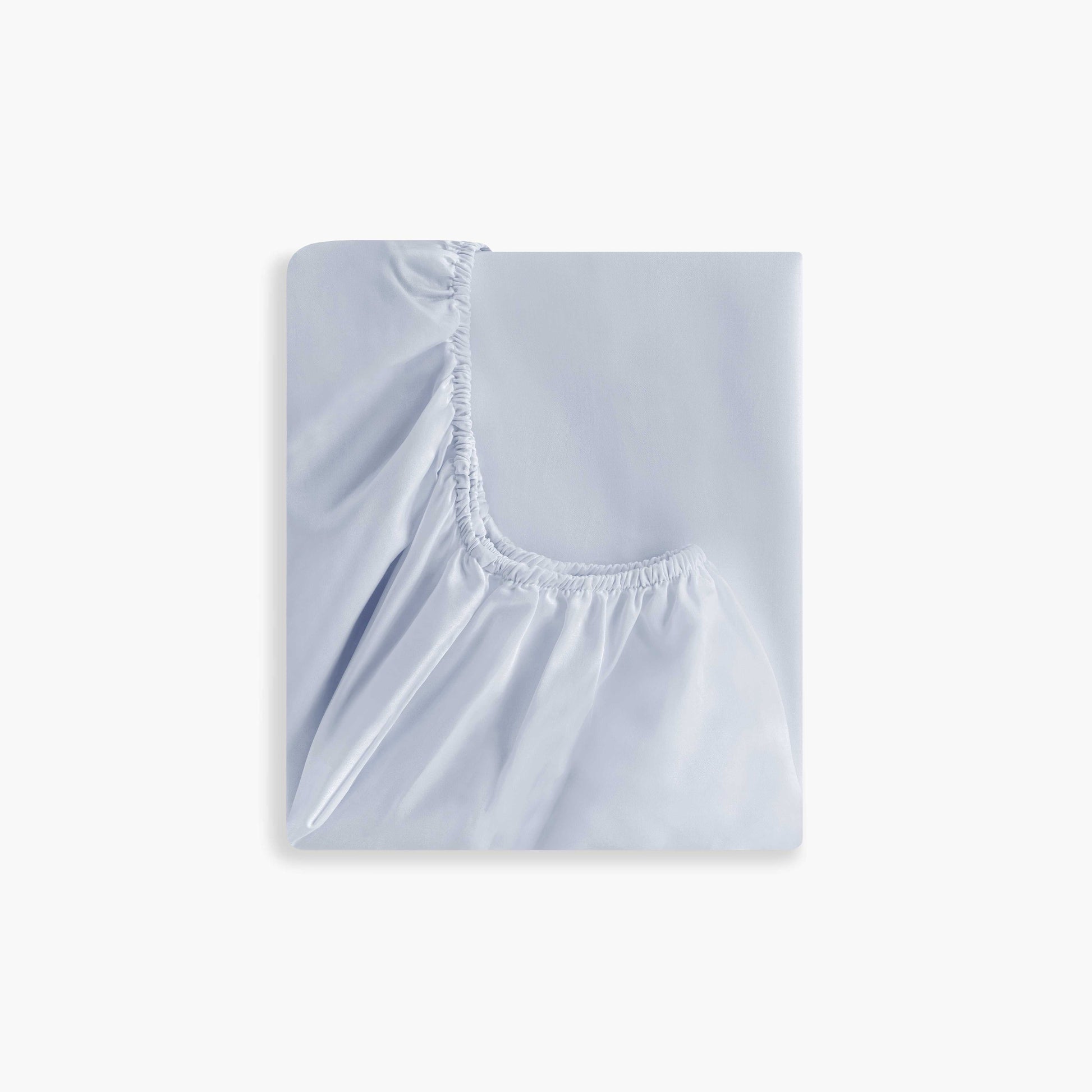 Gooslings Solid Crib Sheet - Blue