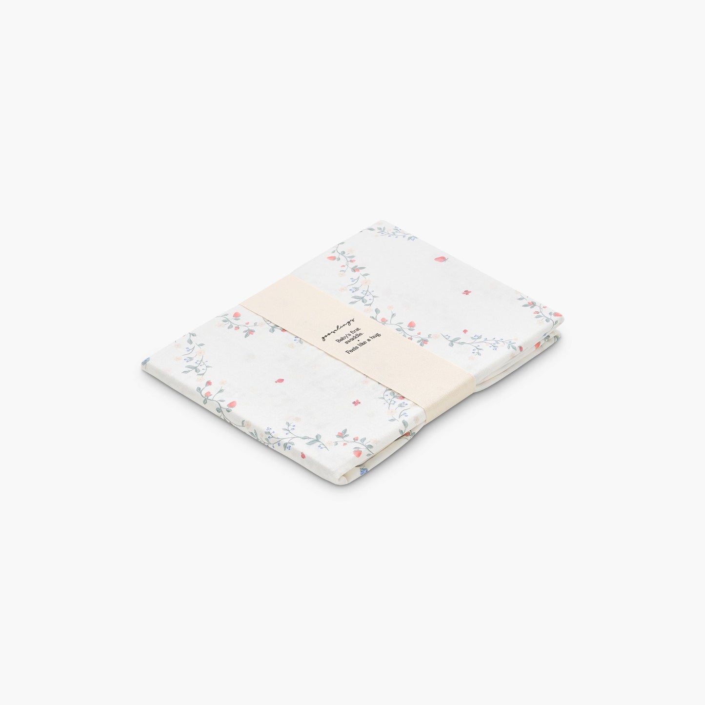 Gooslings Botanical Berries Swaddle - Ivory