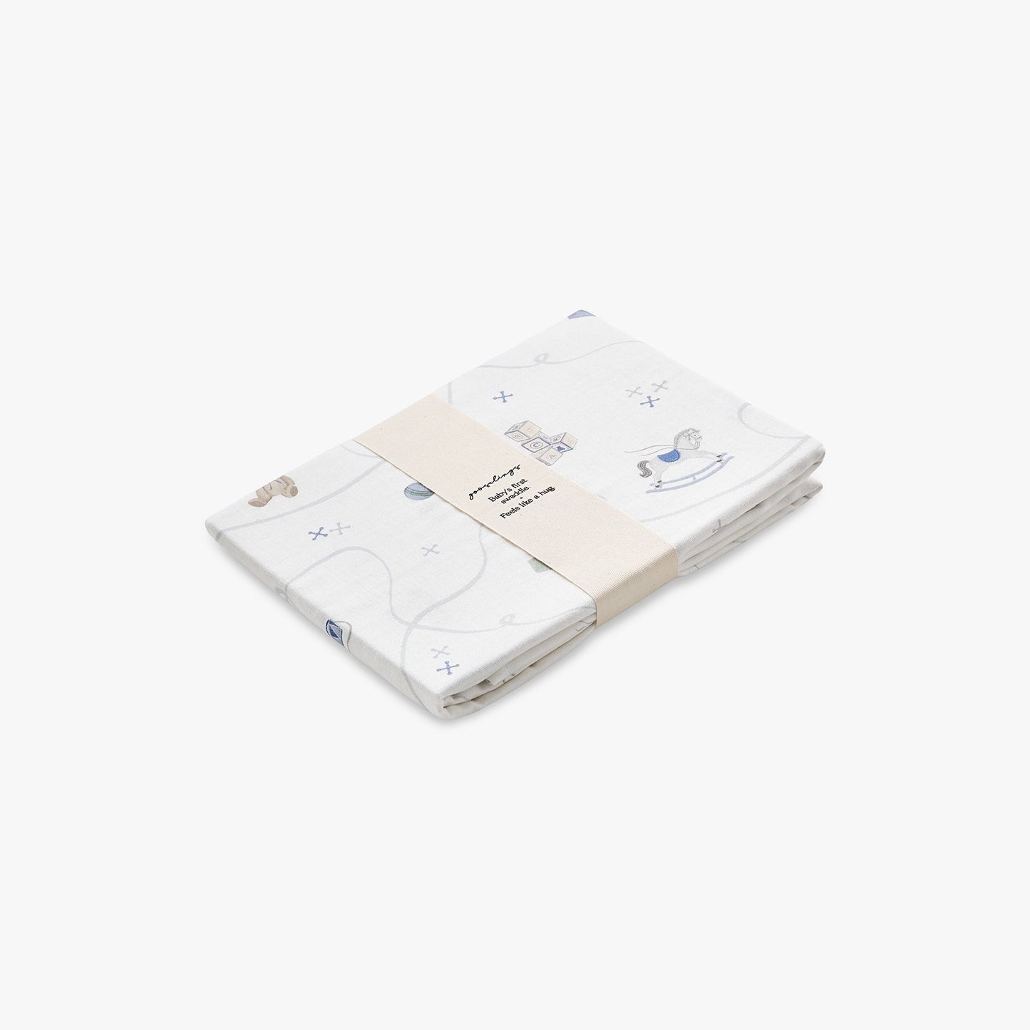 Gooslings Little Toy Chest Swaddle - Ivory