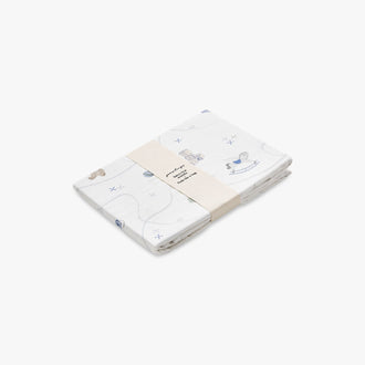 Gooslings Little Toy Chest Swaddle - Ivory