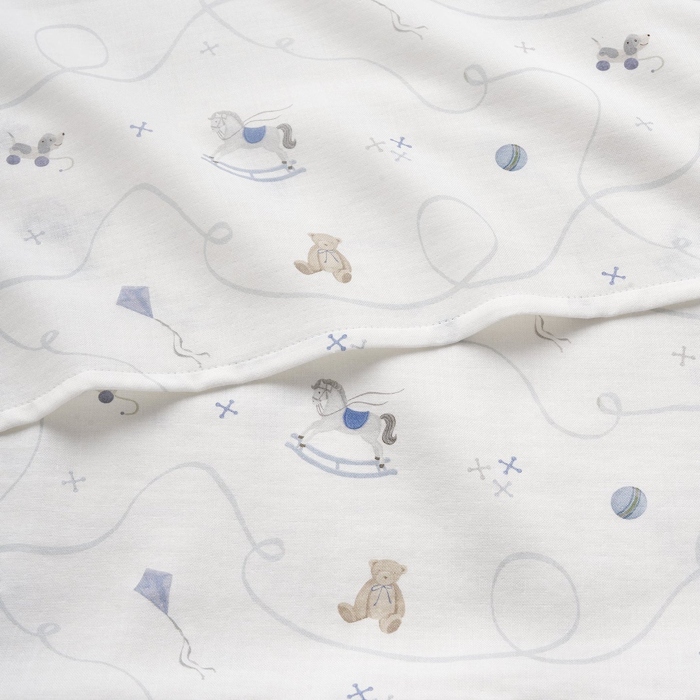 Gooslings Little Toy Chest Swaddle - Ivory