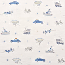 Gooslings Transit Treasures Swaddle - Blue