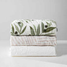 T29435,Babyletto,Plain White Muslin Crib Sheet in GOTS Certified Organic Cotton