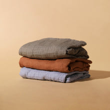 T29535BTS,Babyletto,Burnt Sienna Muslin Crib Sheet in GOTS Certified Organic Cotton