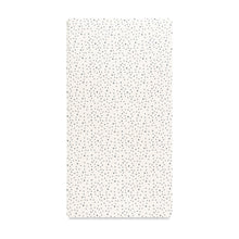 T31035IVS,Babyletto,Doodle Stars Organic Brushed Cotton Crib Sheet in Ivory with Navy Stars