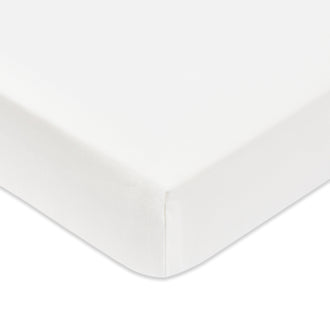 T32636BTW,Babyletto,Organic Brushed Cotton Mini Crib Sheet in Bright White