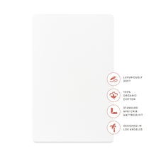 T32636BTW,Babyletto,Organic Brushed Cotton Mini Crib Sheet in Bright White