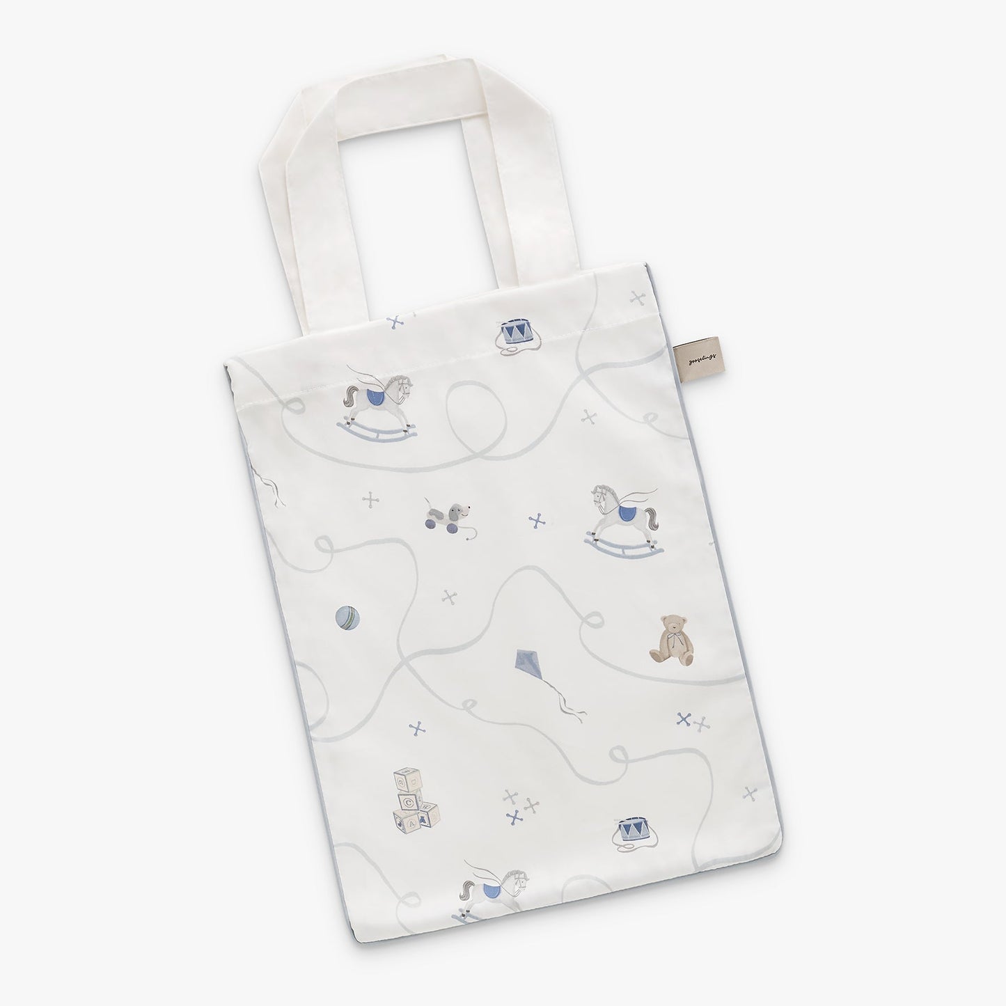 Gooslings Little Toy Chest Crib Sheet - Ivory