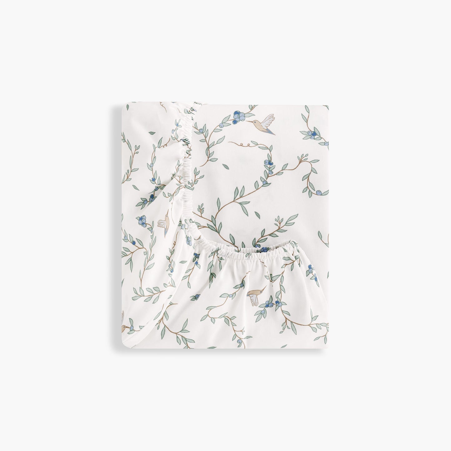 Gooslings Secret Garden Crib Sheet - Ivory