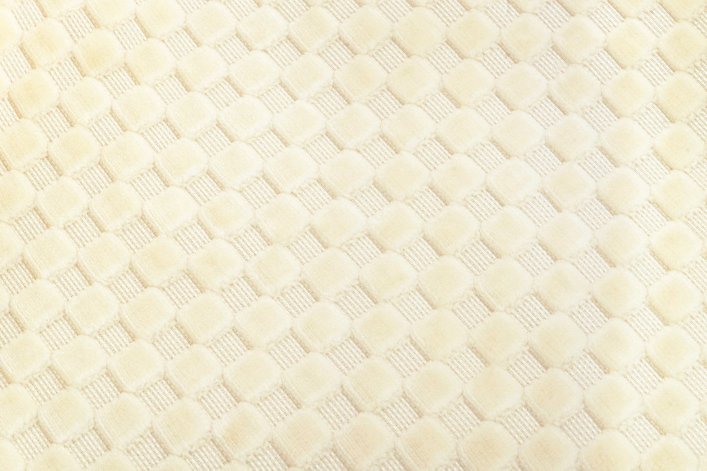 MDBFABRIC141,Babyletto,Babyletto - Ivory Velvet Checker (IVC) SWATCH
