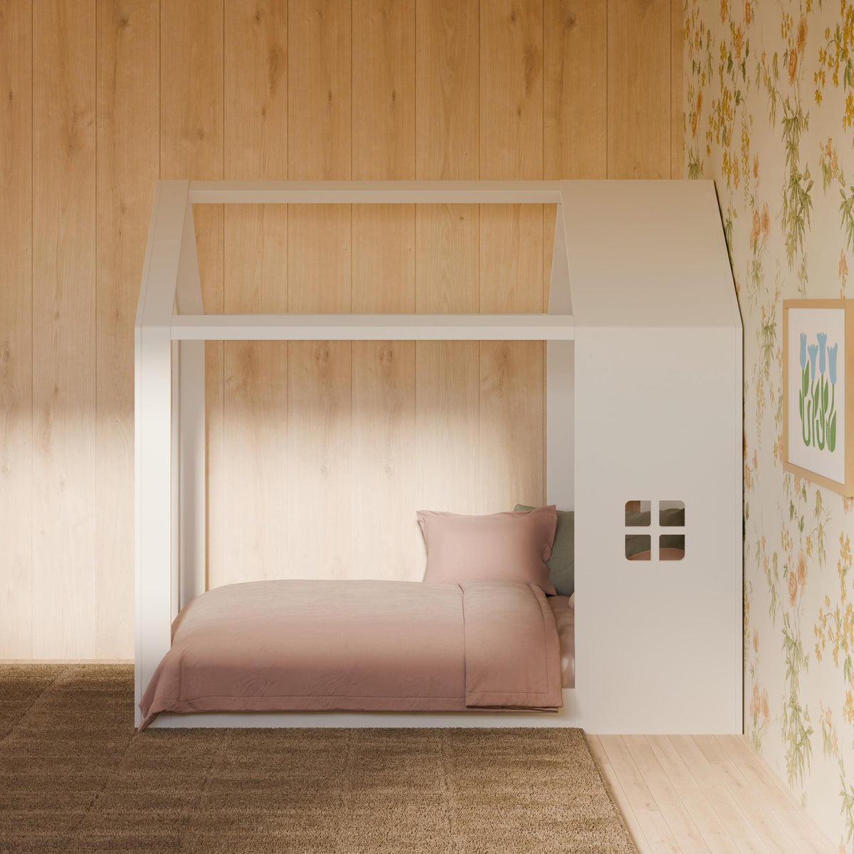 Uchi Montessori-Inspired House Twin Bed