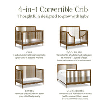 M7141NL,Namesake,Liberty 4-in-1 Convertible Spindle Crib in Natural Walnut