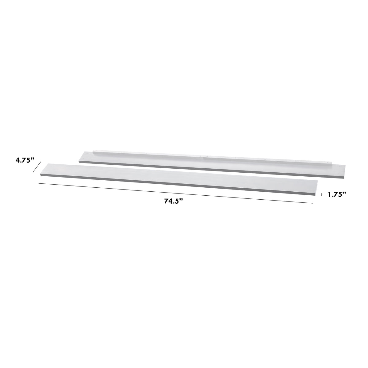 Twin/Full-Size Bed Conversion Kit (M5789) - dimensions