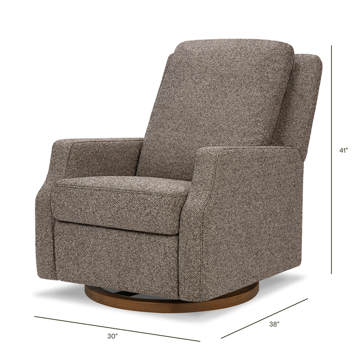 Crewe Recliner and Swivel Glider - dimensions