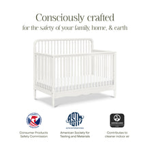 M7141RW,Namesake,Liberty 4-in-1 Convertible Spindle Crib in Warm White