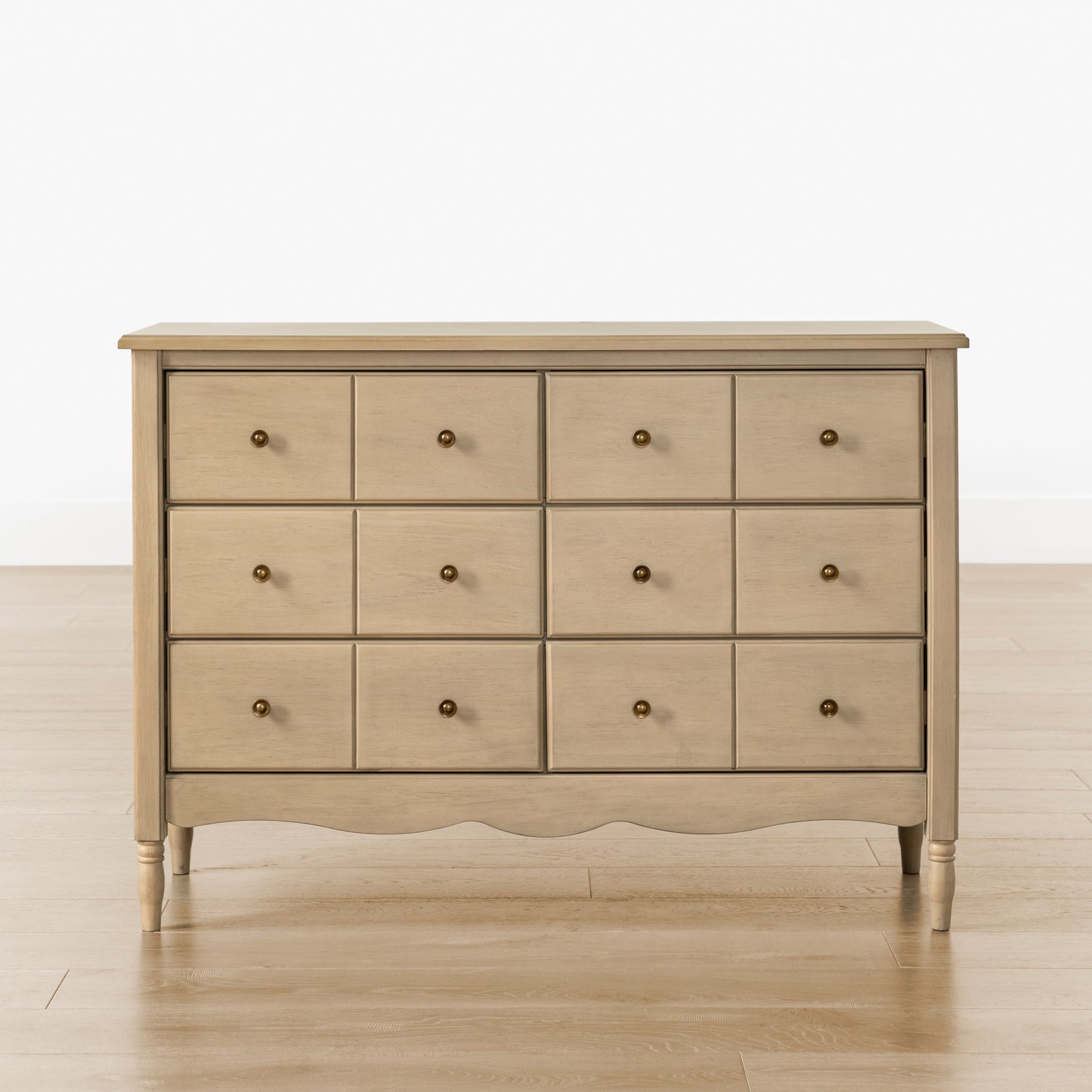 M7116WP,Namesake,Liberty 6-Drawer Assembled Dresser in Washed Pine