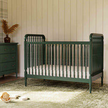 M7101FRGR,Namesake,Liberty 3-in-1 Convertible Spindle Crib w/Toddler Bed Conversion Kit in Forest Green