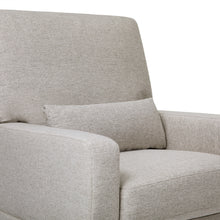 M21787PGEW,Namesake,Crawford Pillowback Comfort Swivel Glider in Performance Grey Eco-Weave