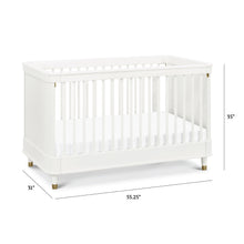 B14301RW,Namesake,Tanner 3-in-1 Convertible Crib in Warm White