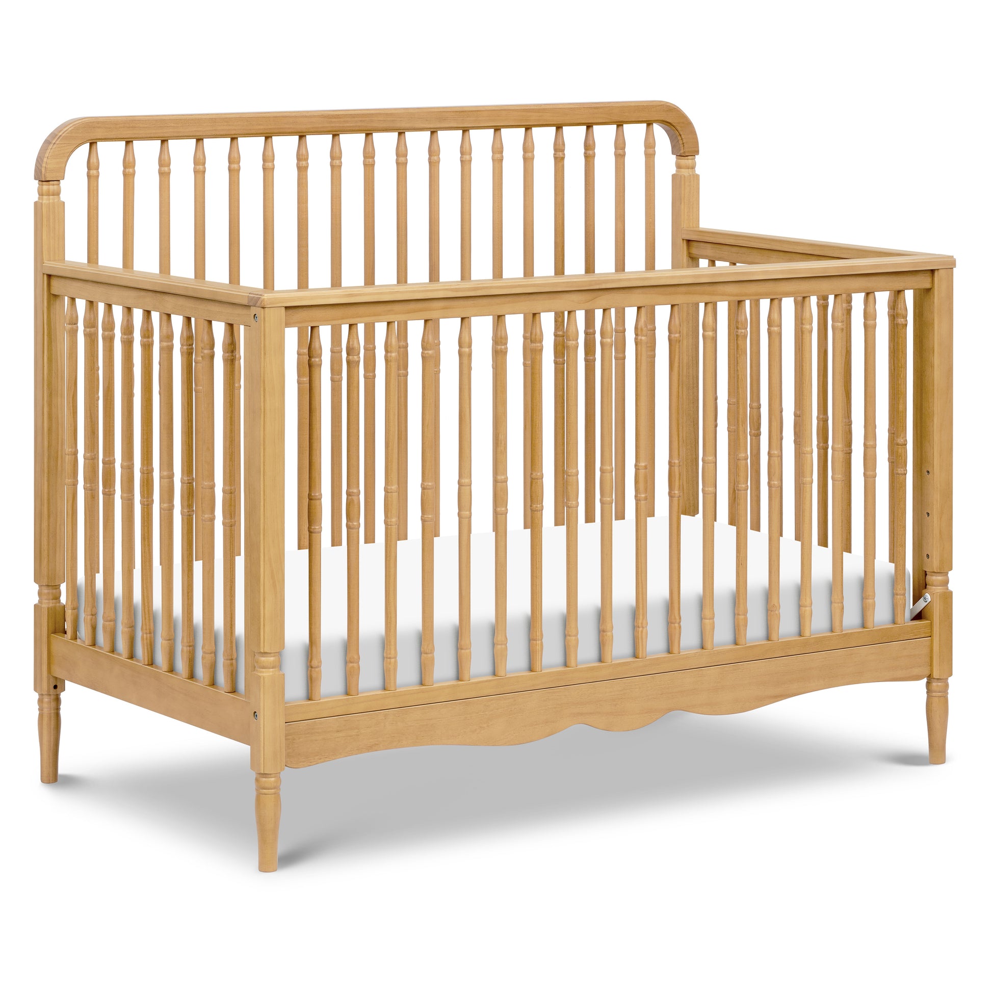M7141HY,Namesake,Liberty 4-in-1 Convertible Spindle Crib in Honey
