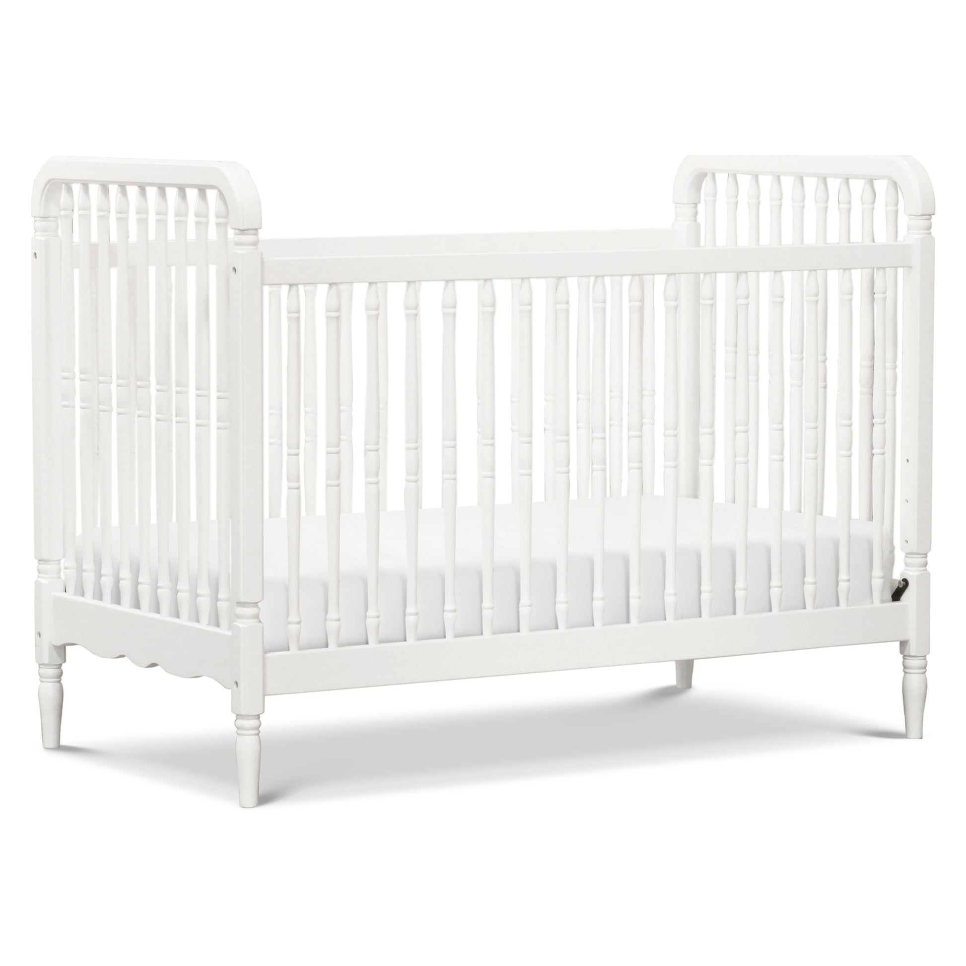 M7101RW,Namesake,Liberty 3-in-1 Convertible Spindle Crib w/Toddler Bed Conversion Kit in Warm White